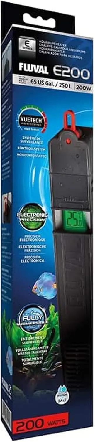 Fluval E200 Advanced Electronic Heater, 100-Watt